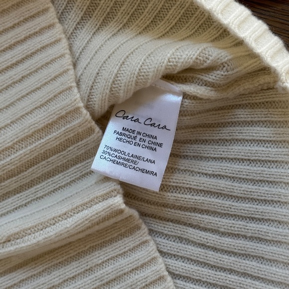 Cara Cara Salma Off-the-Shoulder Ribbed Twisted Wool and Cashmere-blend … - Picture 15 of 16